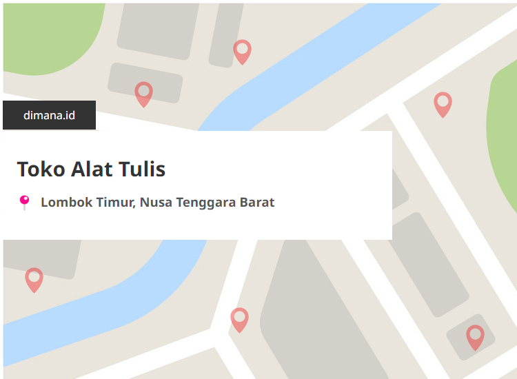 Toko Alat Tulis di sekitar Lombok Timur, Nusa Tenggara Barat