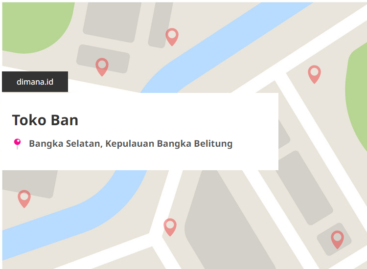 Toko Ban di sekitar Bangka Selatan, Kepulauan Bangka Belitung