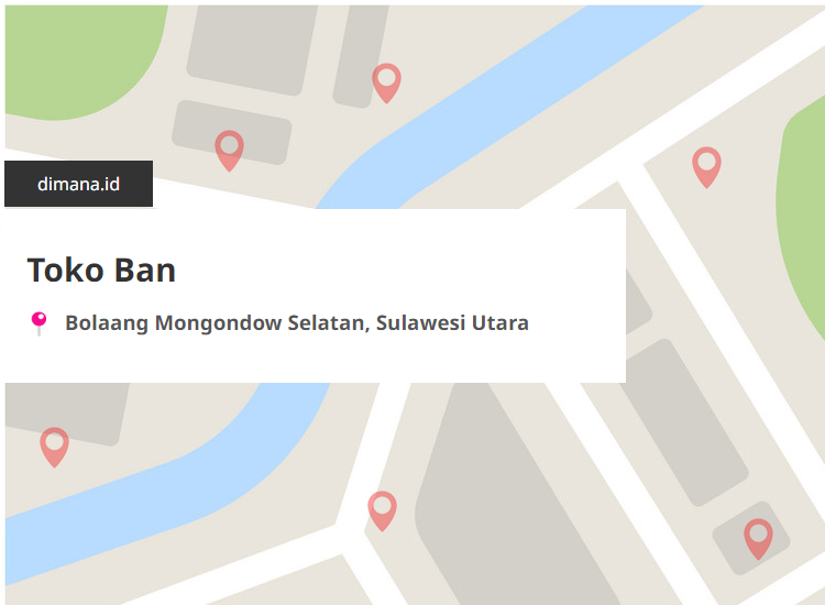 Toko Ban di sekitar Bolaang Mongondow Selatan, Sulawesi Utara