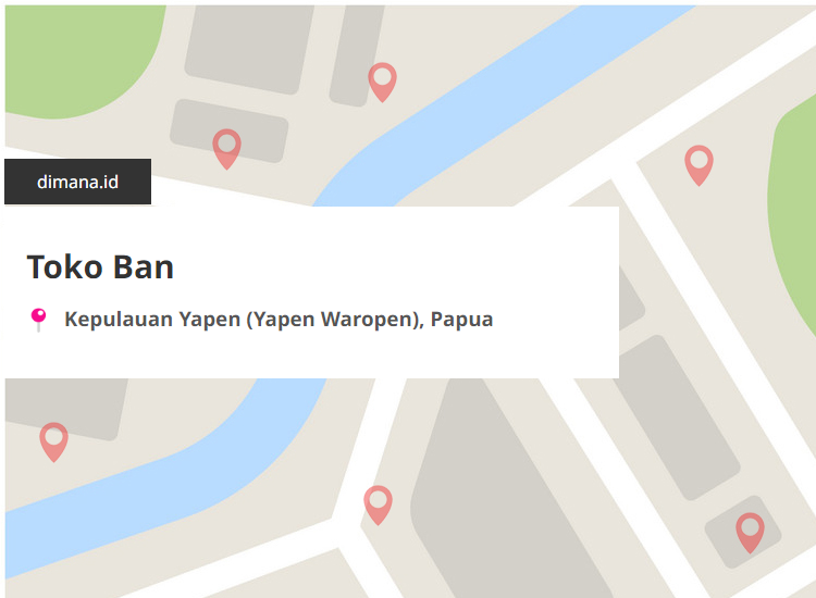 Toko Ban di sekitar Kepulauan Yapen (Yapen Waropen), Papua