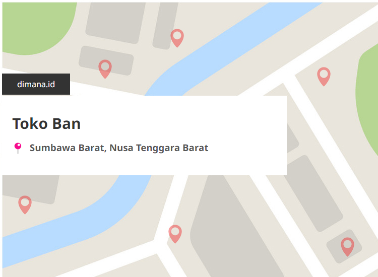 Toko Ban di sekitar Sumbawa Barat, Nusa Tenggara Barat