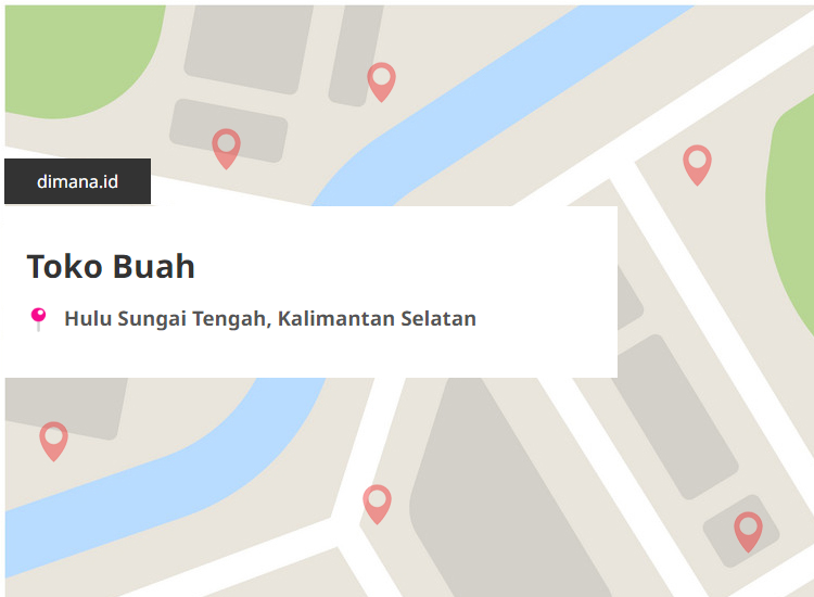 Toko Buah di sekitar Hulu Sungai Tengah, Kalimantan Selatan