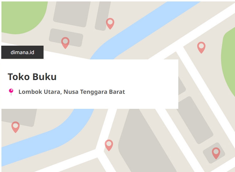 Toko Buku di sekitar Lombok Utara, Nusa Tenggara Barat