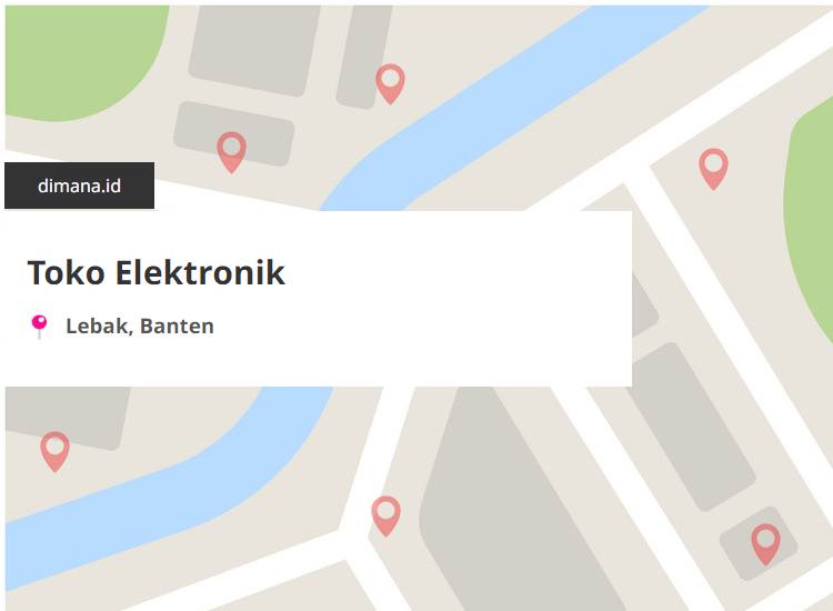 Toko Elektronik di sekitar Lebak, Banten