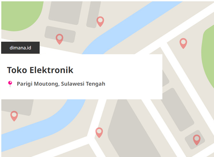 Toko Elektronik di sekitar Parigi Moutong, Sulawesi Tengah