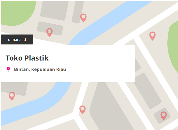 Toko Plastik di sekitar Bintan, Kepualuan Riau