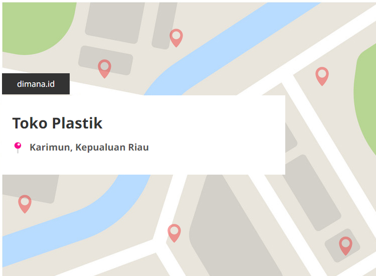 Toko Plastik di sekitar Karimun, Kepualuan Riau