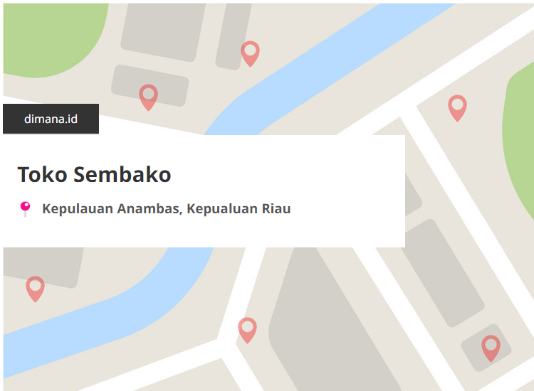 Toko Sembako di sekitar Kepulauan Anambas, Kepualuan Riau